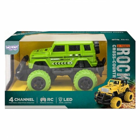 Nuotolinio valdymo automobilis RC Jeep Cross-Country LED WOOPIE