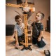 Nuotolinio valdymo kranas 103 cm Nuotolinio valdymo sunkvežimis-ekskavatorius + 4 priedai. WOOPIE