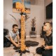 Nuotolinio valdymo kranas 103 cm Nuotolinio valdymo sunkvežimis-ekskavatorius + 4 priedai. WOOPIE