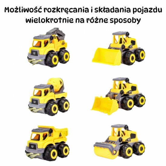 Nuotolinio valdymo „pasidaryk pats“ statybinis automobilis WOOPIE