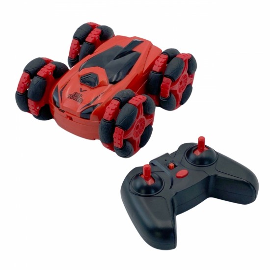 Nuotolinio valdymo RC automobilis Acrobat 360° sukimasis su 2,4 GHz nuotolinio valdymo pultu WOOPIE