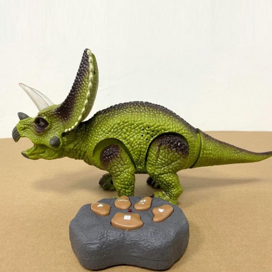 Nuotolinio valdymo RC dinozaurų robotas Triceratops WOOPIE