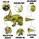 Nuotolinio valdymo RC dinozaurų robotas Triceratops WOOPIE