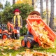 Oranžinis traktorius su priekaba nuo 3 metų FALK Kubota
