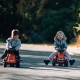 Oranžinis traktorius su priekaba + priedai nuo 1 metų FALK Kubota