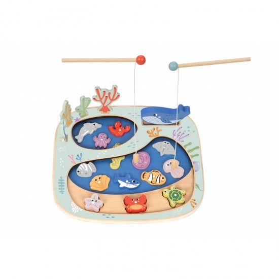 Pagauk žuvį Montessori dėlionė įgūdžių žaidimas TOOKY TOY