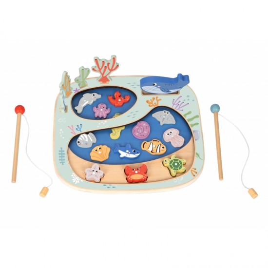Pagauk žuvį Montessori dėlionė įgūdžių žaidimas TOOKY TOY