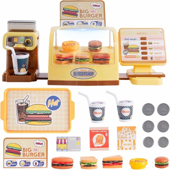 Parduotuvė, restoranas, greitas maistas, mini mėsainių parduotuvė „DIDELIS BURGERIS“ WOOPIE