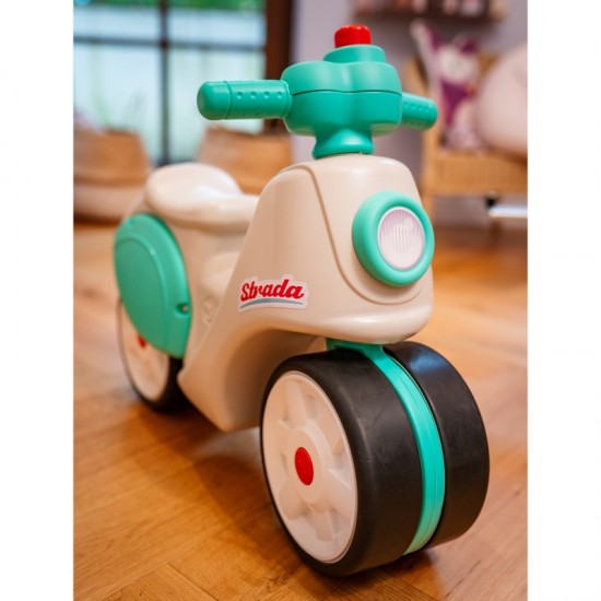 Paspirtukas „Strada Retro Silent“ su padangomis nuo 1 metų FALK