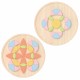 Pastelinės Mandala Montessori Dėlionės Mozaikos Gėlės CLASSIC WORLD