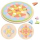 Pastelinės Mandala Montessori Dėlionės Mozaikos Gėlės CLASSIC WORLD