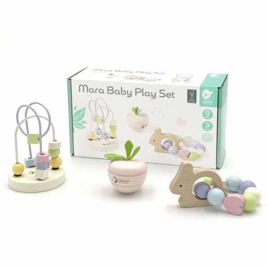 Pastelinių spalvų motorolerių rinkinys kūdikiams, pirmieji žaislai nuo gimimo CLASSIC WORLD
