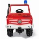 Pedalinis automobilis ugniagesys + gaidys Rolly Toys Unimog Mercedes Benz