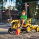 Pedalinis traktorius-ekskavatorius-kaušas-priekaba nuo 2 metų FALK KOMATSU