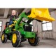 Pedalinis traktorius su kaušu, žalias Rolly Toys rollyFarmtrac John Deere 7930