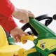 Pedalinis traktorius su kaušu, žalias Rolly Toys rollyFarmtrac John Deere 7930