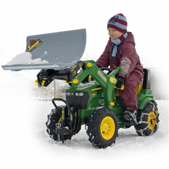 Pedalinis traktorius su kaušu, žalias Rolly Toys rollyFarmtrac John Deere 7930