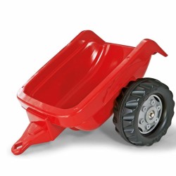 Pedalinis traktorius su priekaba, raudonas Rolly Toys rollyKid Case 1170 CVX