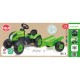 Pedalų traktorius su priekaba, žalias, 2-5 metų amžiaus FALK Country Farmer