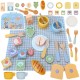 Pikniko rinkinys, vaisiai pjaustymui, pusryčių rinkinys TOOKY TOY