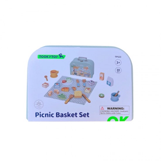 Pikniko rinkinys, vaisiai pjaustymui, pusryčių rinkinys TOOKY TOY