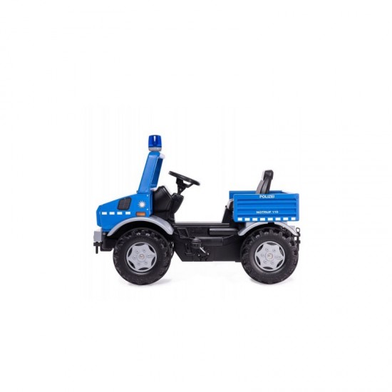 Policijos sunkvežimio pedalinis automobilis Rolly Toys Rolly Unimog Mercedes-Benz