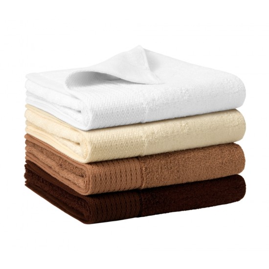Prabangus bambukinis rankšluostis MALFINI Bamboo Towel 95X (50 × 100 cm) Baltas