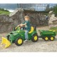 Priekaba Rolly Toys Trailer John Deere Halfpipe