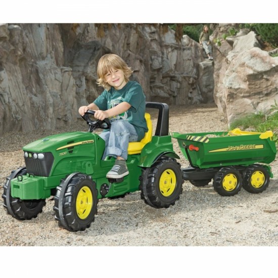 Priekaba Rolly Toys Trailer John Deere Halfpipe