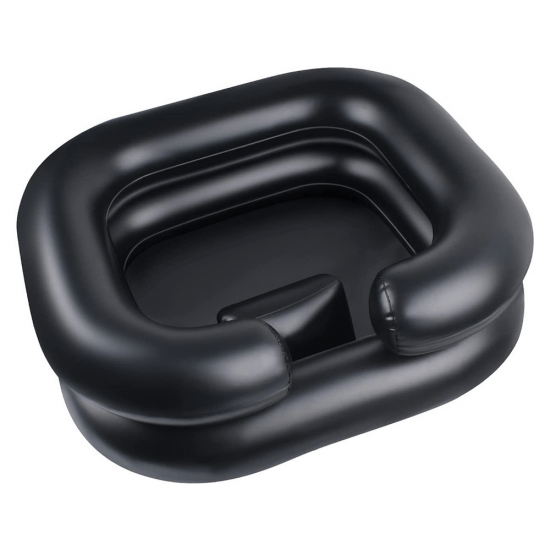 Pripučiama Galvos-Plaukų Plovimo Vonelė KASMAN GS 50x60 Black
