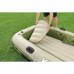 Pripučiama valtis 3-vietė kietu dugnu Bestway Voyager X3 Raft, 294x137x46 cm, 65164
