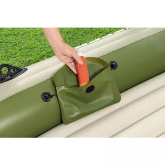 Pripučiama valtis 3-vietė kietu dugnu Bestway Voyager X3 Raft, 294x137x46 cm, 65164 Pripučiama valtis 3-vietė kietu dugnu Bestway Voyager X3 Raft, 294x137x46 cm, 65164