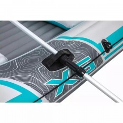 Pripučiama valtis 5-vietė kietu dugnu Bestway Adventure Elite X5 Raft, 364x166x45 cm, 65159