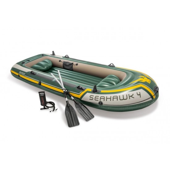 Pripučiama valtis Intex 4-vietė 68351 SEAHAWK 4, Matmenys 351x145x48