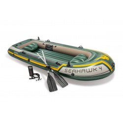 Pripučiama valtis Intex 4-vietė 68351 SEAHAWK 4, Matmenys 351x145x48