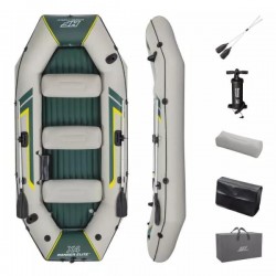 Pripučiama valtis kietu dugnu 4-vietė Bestway Ranger Elite X4 Raft, 320x148x47 cm, 65157
