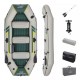Pripučiama valtis kietu dugnu 4-vietė Bestway Ranger Elite X4 Raft, 320x148x47 cm, 65157