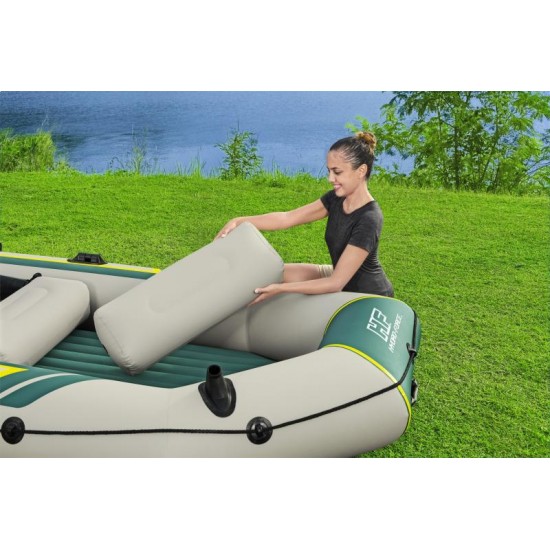 Pripučiama valtis kietu dugnu 4-vietė Bestway Ranger Elite X4 Raft, 320x148x47 cm, 65157