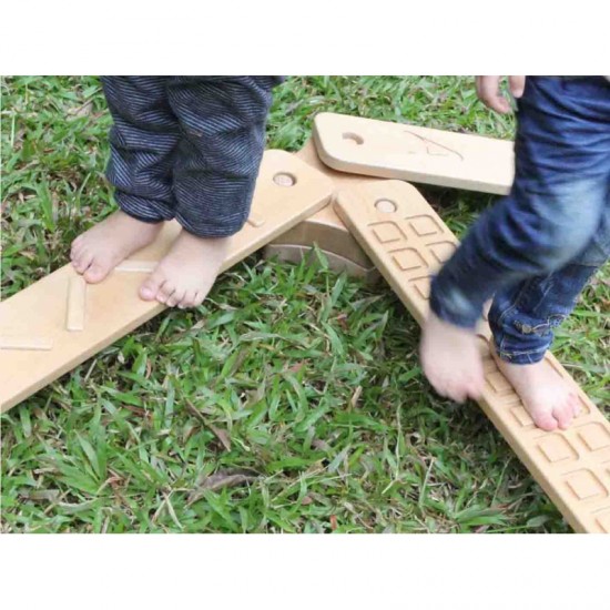 Pusiausvyros lavinimo medinės lentos MASTERKIDZ