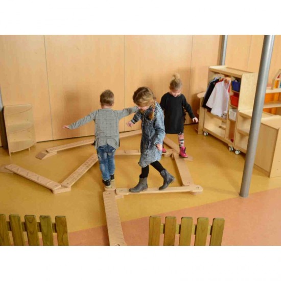 Pusiausvyros lavinimo medinės lentos MASTERKIDZ