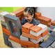 Putplasčio statybiniai blokeliai - surenkamas stogas CLASSIC WORLD EDU Mega Soft EVA