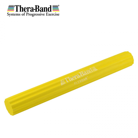 Rankos Treniruoklis Thera-Band FlexBar Extra Doux, Geltonas