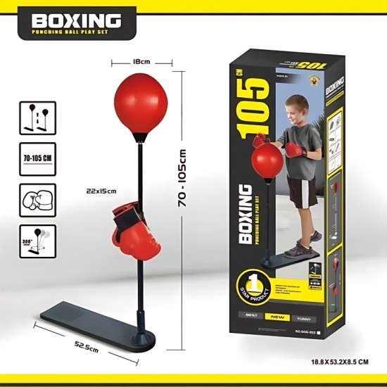 Reguliuojamas stovimos kriaušės bokso komplektas 70–105 cm WOOPIE