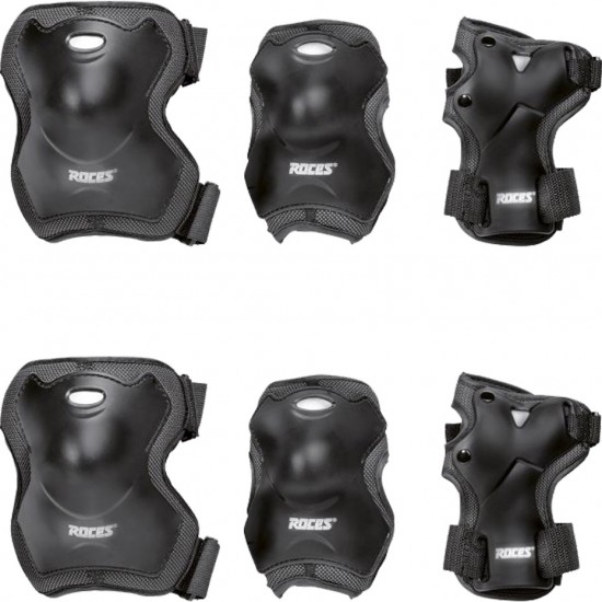Riedučių Apsaugos Roces Superbasic Juoda 301275 Riedučių Apsaugos Roces Superbasic Juoda 301275