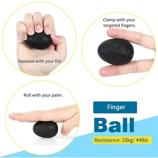 Riešo ir pirštų treniruoklio komplektas Tomaz Sport Grip 5IN1