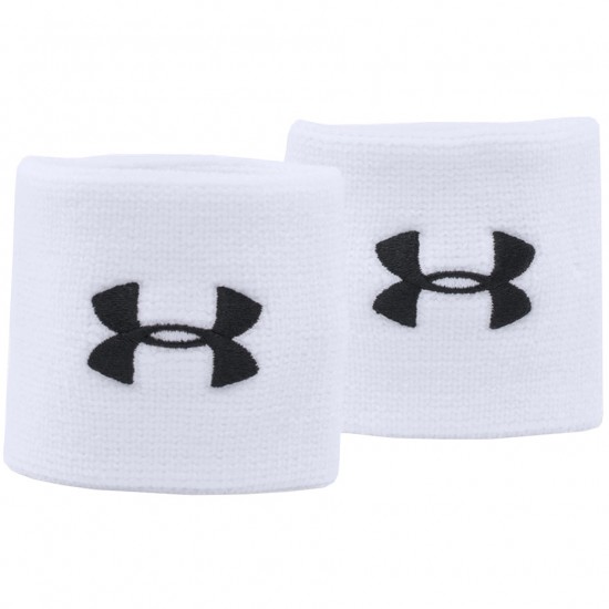 Riešo Raiščiai Under Armour Performance Wristbands Balti 1276991 100 Riešo Raiščiai Under Armour Performance Wristbands Balti 1276991 100