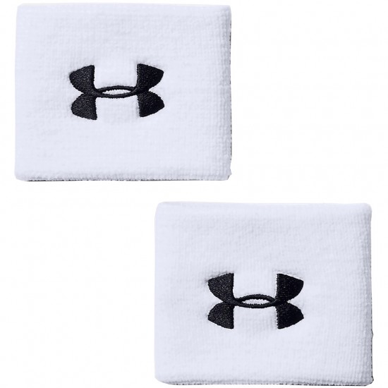 Riešo Raiščiai Under Armour Performance Wristbands Balti 1276991 100 Riešo Raiščiai Under Armour Performance Wristbands Balti 1276991 100