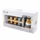 Rinkinys medinei piramidei + pingvino formos plaktuku-perforatoriui Montessori VIGA PolarB