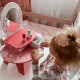 Rožinis medinis kosmetinis staliukas su veidrodžiu TOOKY TOY