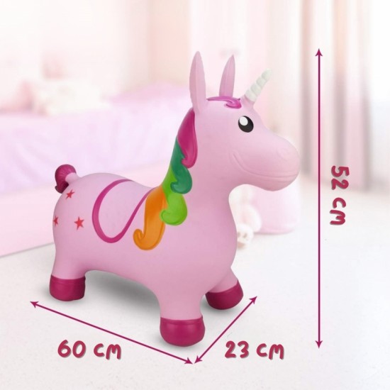 Rožinis Vienaragio Megztinis + Padas WOOPIE